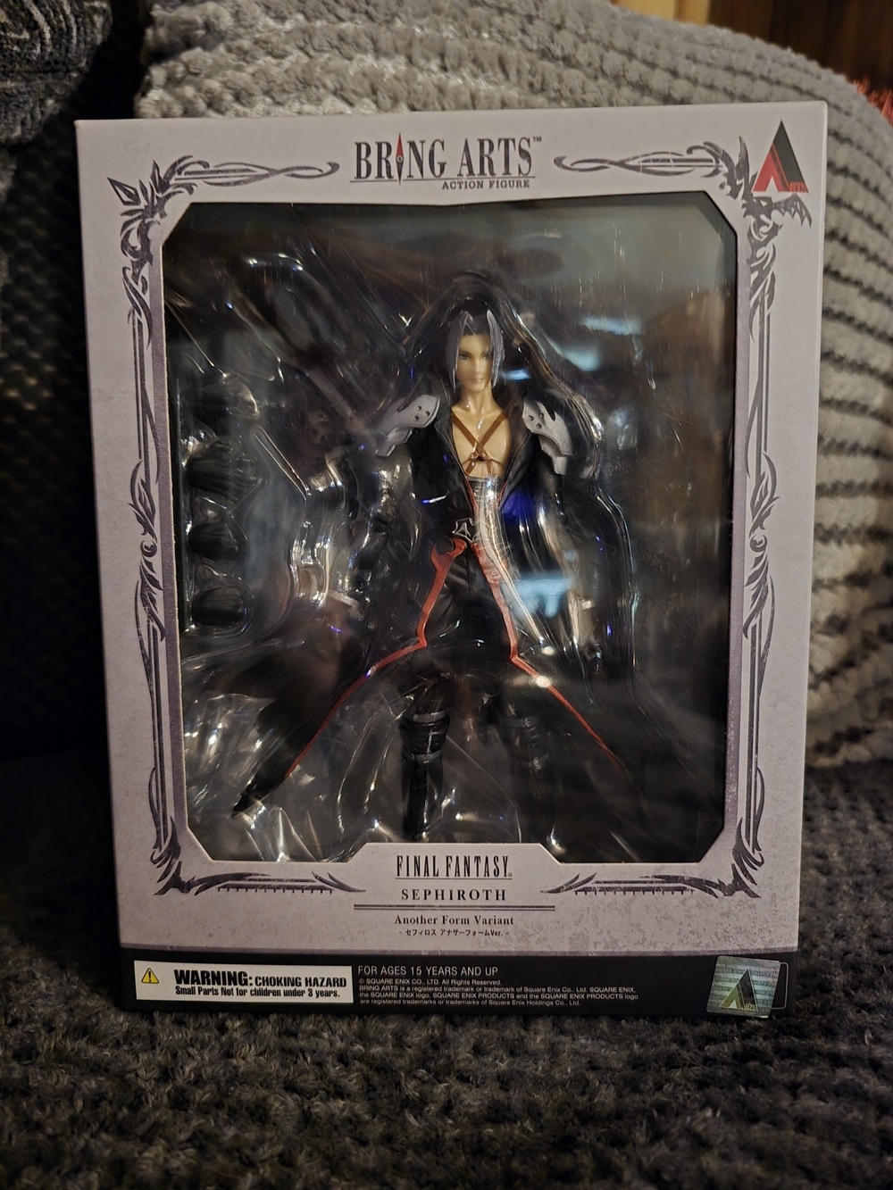 Bring Arts Final Fantasy Sephiroth Action Figure - Black & Silver